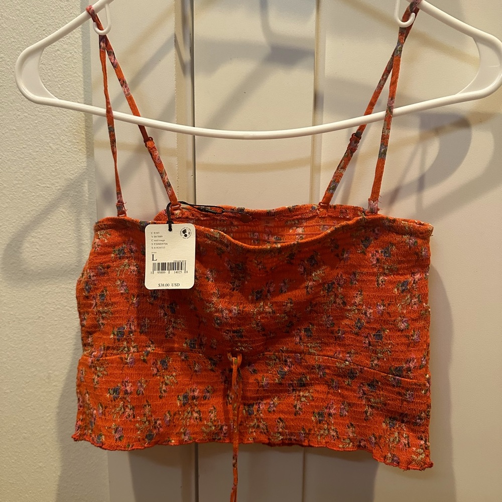 NEW One Maia Smocked Bandeau- color Meadow